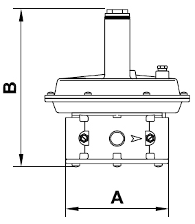 Diagrama capacitatilor REGULATOR GAZ CU FILTRU FRG/2MC 80 3