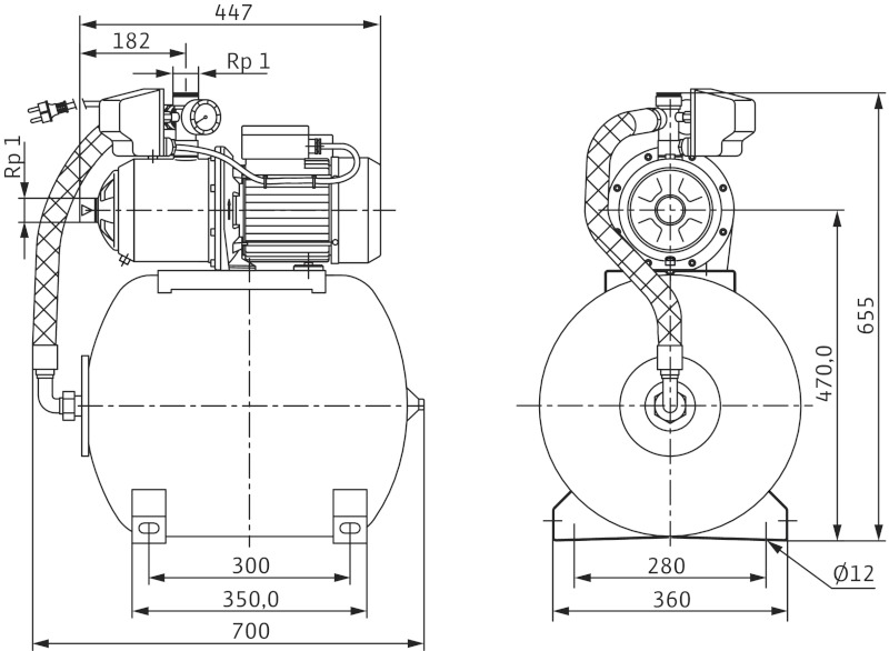 HIDROFOR MULTICARGO HMC 605 M- Dimensiuni