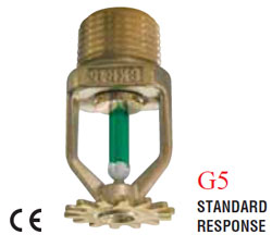 Sprinkler bronz fara clip tip SP - raspuns standard - montare suspendata