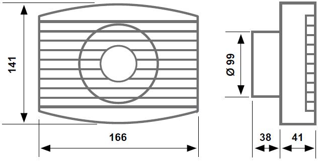 Dimensiuni ventilatoare ASPIRA aspirsimplex