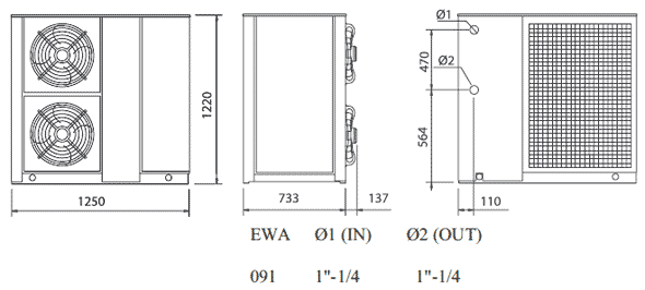 Dimensiuni Chillere Tonon Forty EWA 