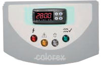Pompe de caldura Calorex Heat Pumps PRO-PAC pt piscine - panou de comanda