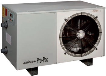 Pompe de caldura Calorex Heat Pumps PRO-PAC pt piscine - vedere din fata