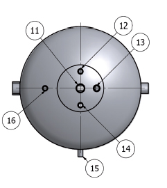 Boilere solare ELBI COMBI - dimensiuni si schema 2 