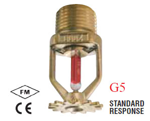 Sprinklere tip SP - raspuns standard - montare suspendat