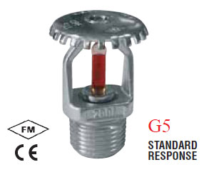 Sprinklere tip SU - raspuns standard - montare verticala