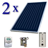 PANOURI SOLARE PLANE APA CALDA MENAJERA IKSD12 - BOILER 200 LITRI | 2-3 PERSOANE - ICIIKD12