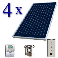 PANOURI SOLARE PLANE APA CALDA MENAJERA SI APORT LA INCALZIRE IKSIRE001 - BOILER 500/180 LITRI | 2-3 PERSOANE - ICIIKSIRE001