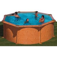 PISCINA SUPRATERANA ROTUNDA DREAM POOL DIAMETRU 550 ADANCIME 132 - GREKITPR558W