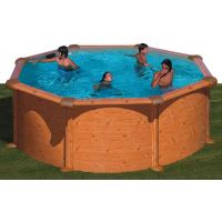 PISCINA SUPRATERANA ROTUNDA DREAM POOL DIAMETRU 550 ADANCIME 132 - GREKITPR558W