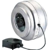 Ventilatoare centrifugale de tubulatura in linie VENT-100L - carcasa tabla galvanizata - 290 m3/h - Φ100 - 230V - SOLER PALAU - SPVTVENT100L